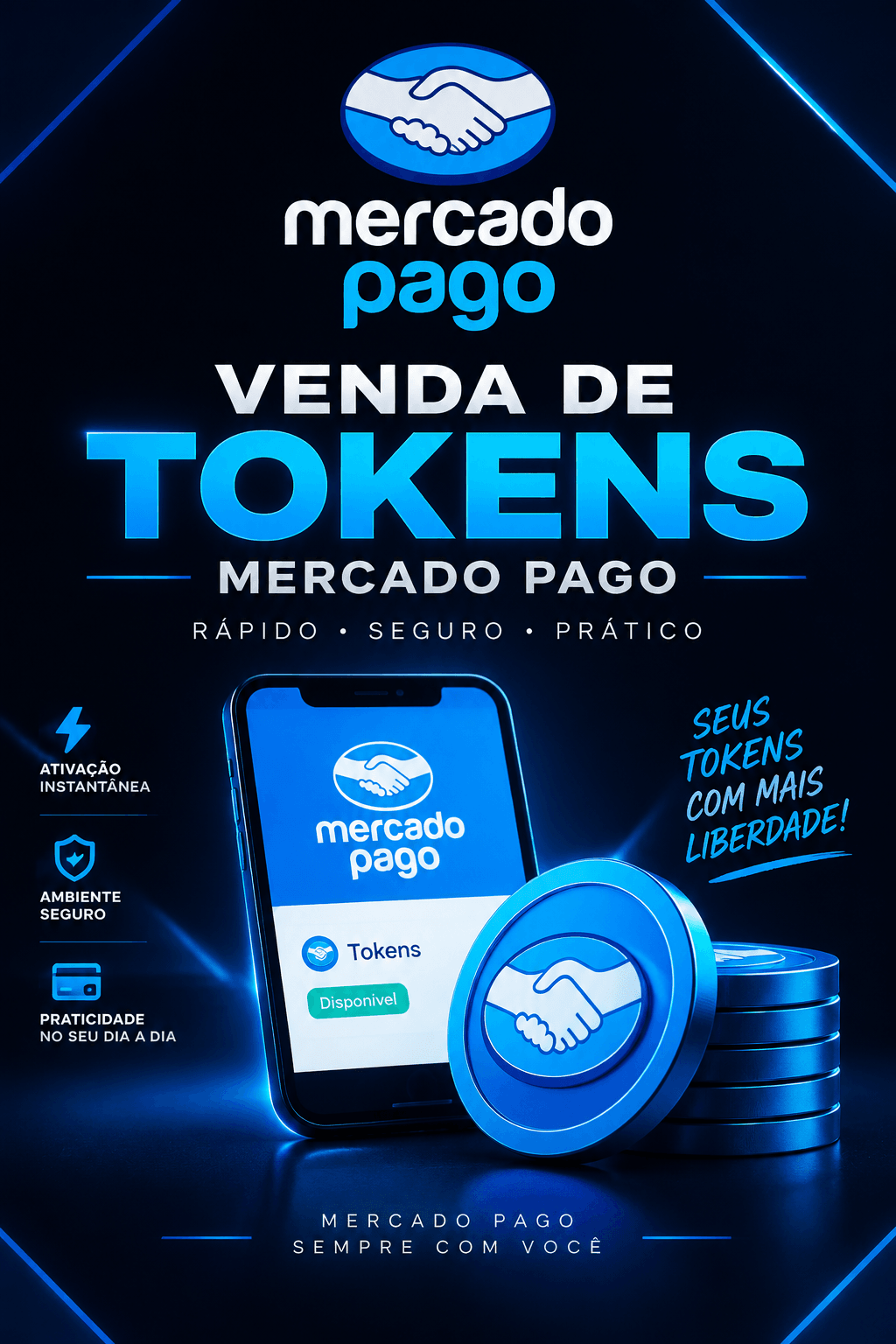 Pack Com mais de 17 Tokens APP_USR Mercado pago Validos