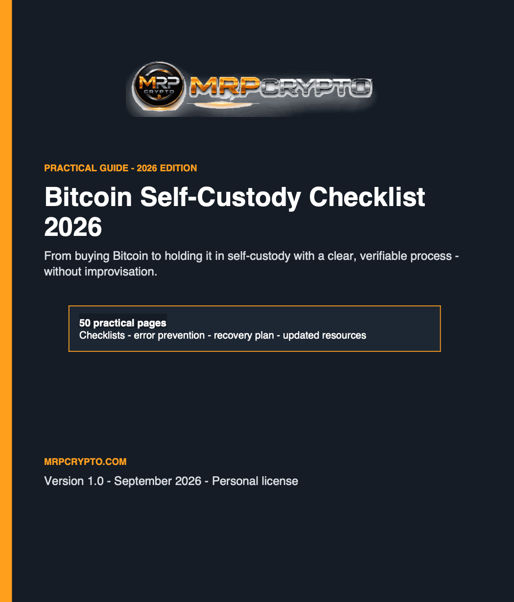 Bitcoin Self-Custody Checklist 2026